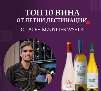 ТОП 10 вина от летни дестинации