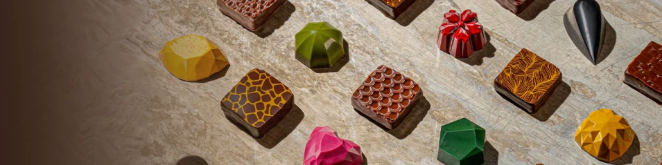 Chocolate. Candies. Biscuits.