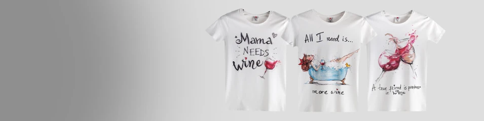 T-shirts for wine lovers