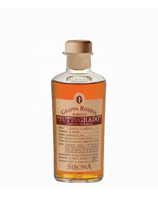Grappa di Barolo Tuttugrado Sibona