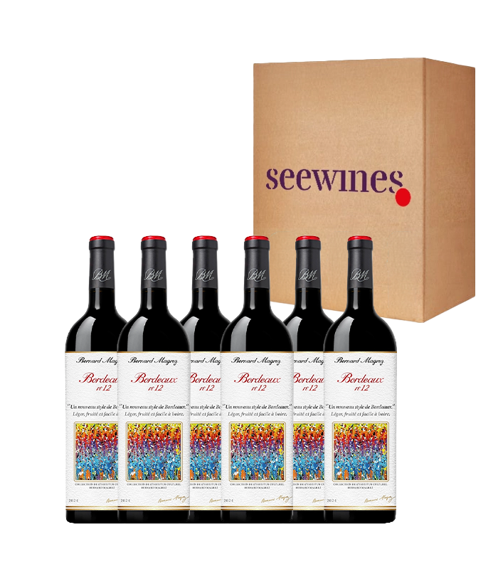 Pack 6 bottles Bordeaux 12 Rouge Bernard Magrez