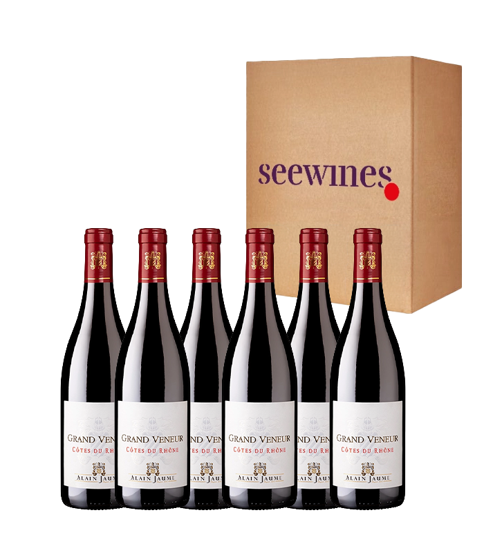 Pack 6 bottles Grand Veneur Cotes du Rhone Rouge Alain Jaume