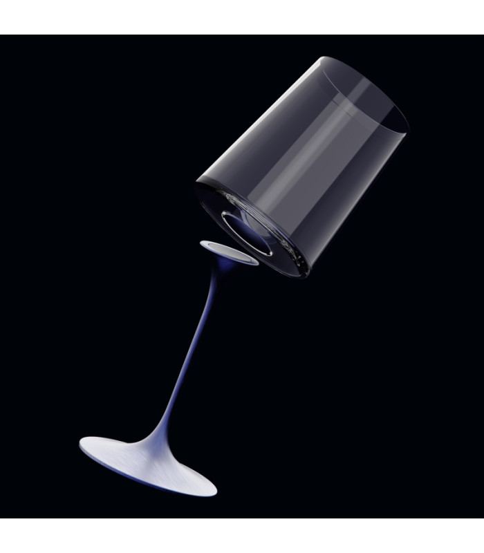 Чаша за червено вино Trebonn Split Glass tumbler Синя 2 бр.