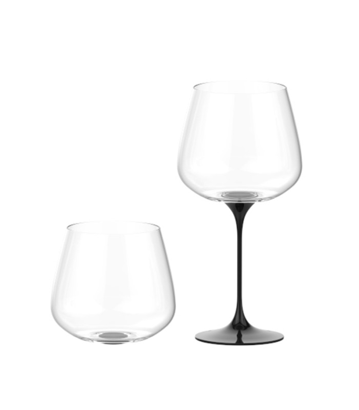 Чаша Split Glass Trebonn Collezione Origini Collio Черна 2 бр.