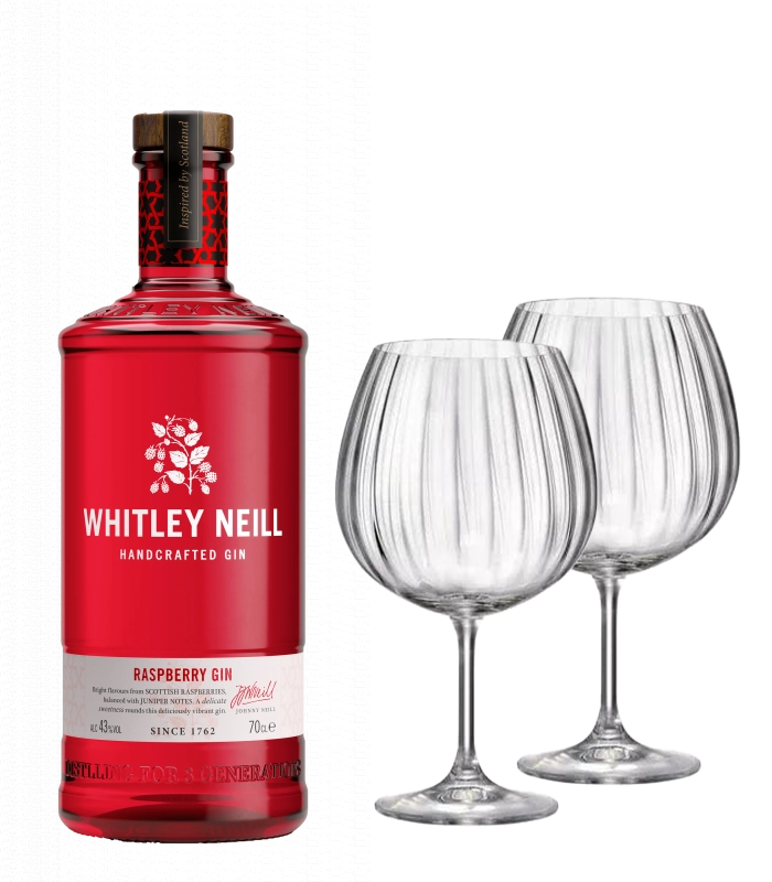 Джин Уитли Нийл Малина 43% + 2 чаши Bohemia GIN