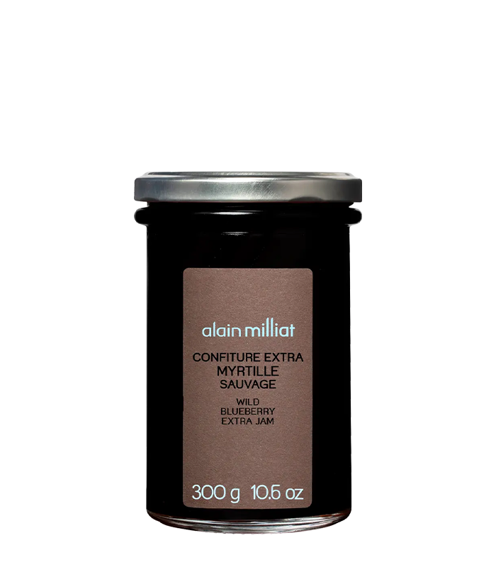 Blueberry extra jam 300g. Alain Milliat