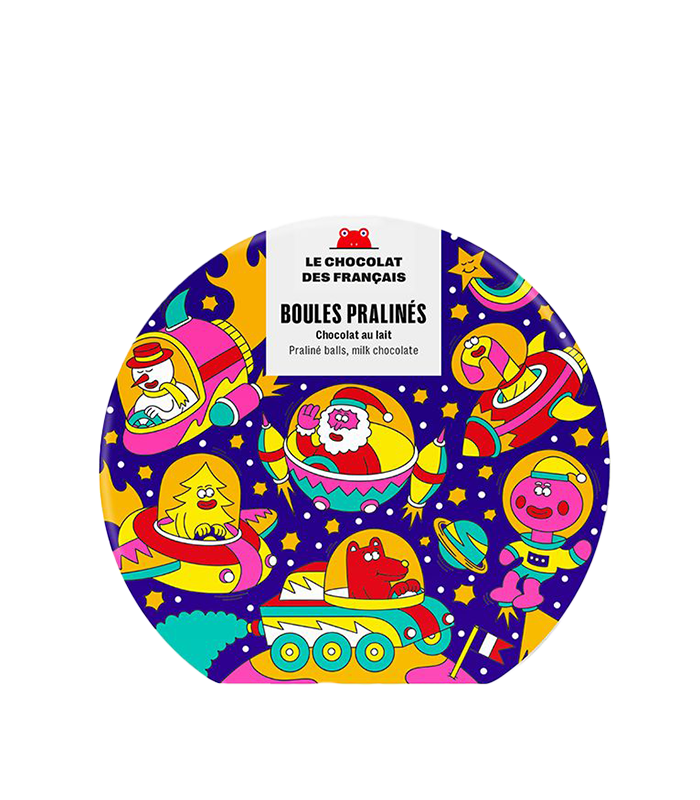Le chocolat des Français Box of Milk Chocolate Praline Bonbons