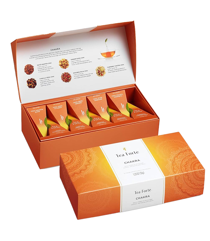 Подаръчна кутия Tea Forte Chakra 10 бр. пирамидки
