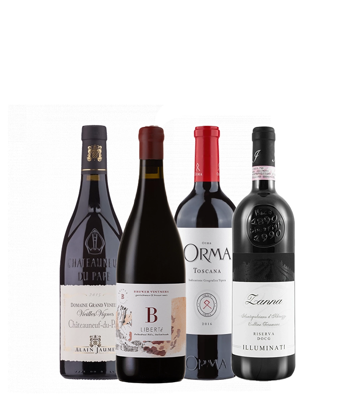 High-end red wines from excellent vintages