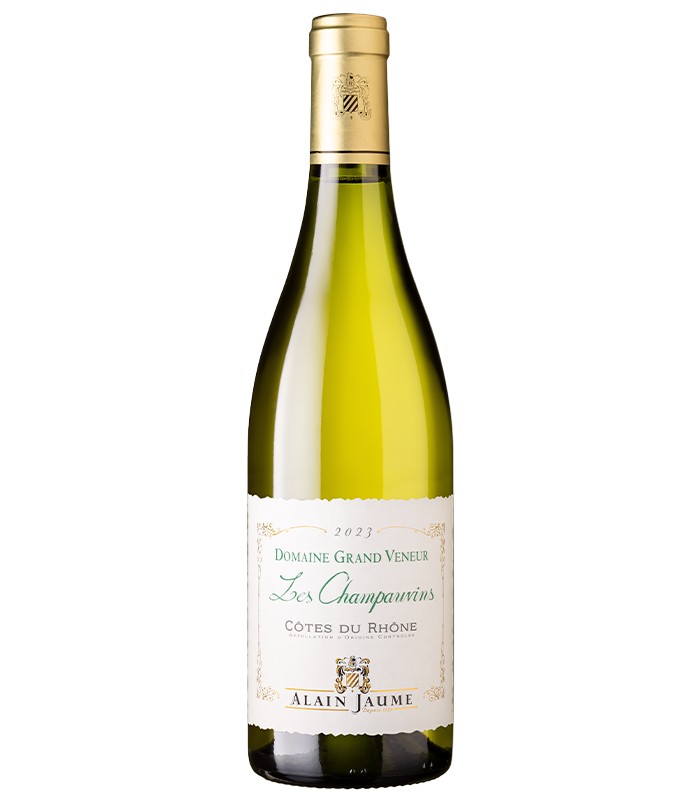 Les Champauvins Cotes du Rhone Blanc Alain Jaume