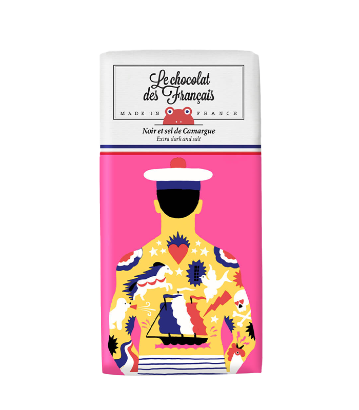 The Tattooed Sailor Extra dark chocolate salt from Camargue