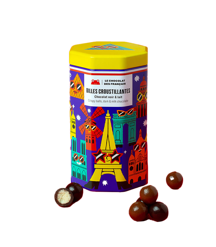 Monuments Milk & Dark chocolate covered cereals balls In