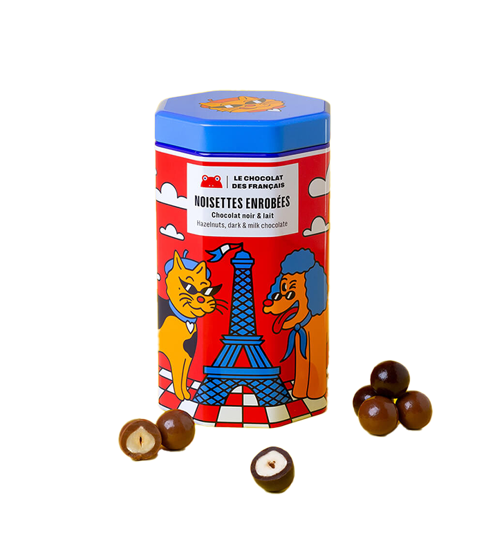 Dog and Cat Milk & Dark chocolate covered hazelnuts