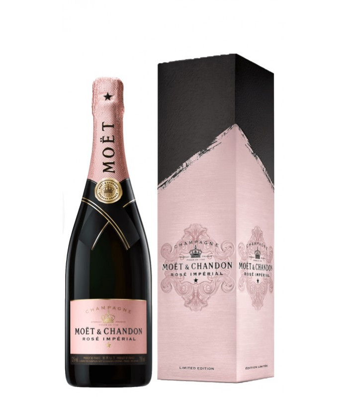 Шампанско Моет Розе Signature с Кутия
