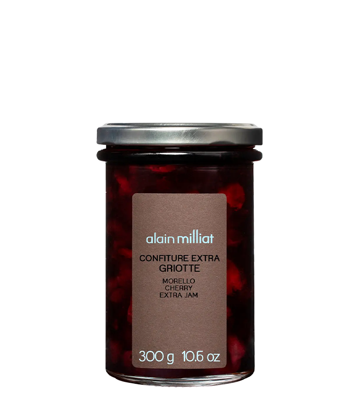 Morello Cherry extra jam 300 g. Alain Milliat