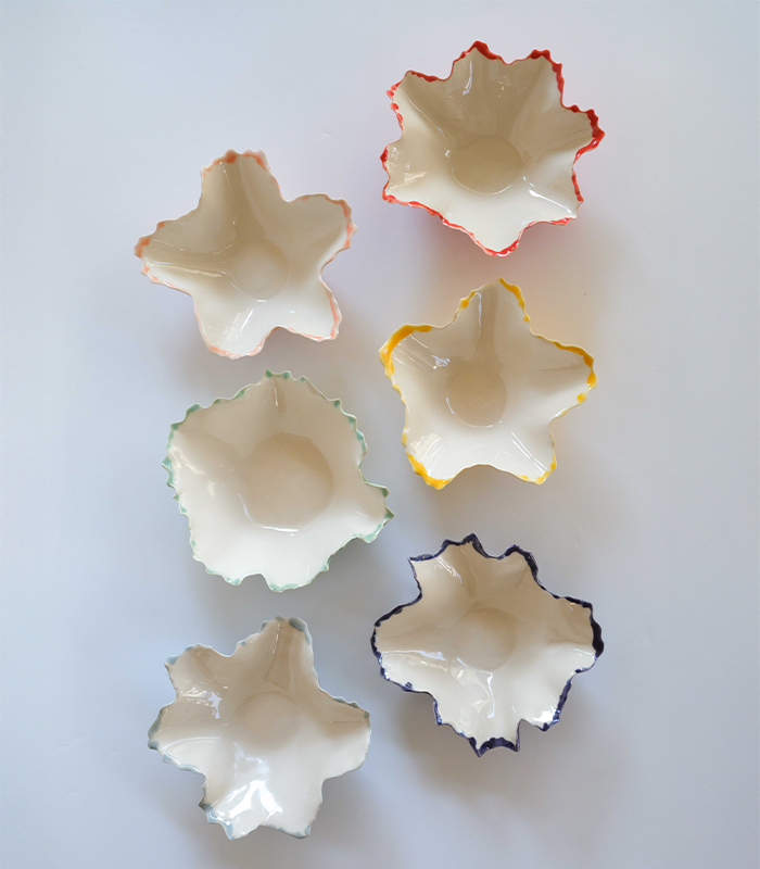 Pottery & Poetry Bowl Blossom Milky Pink