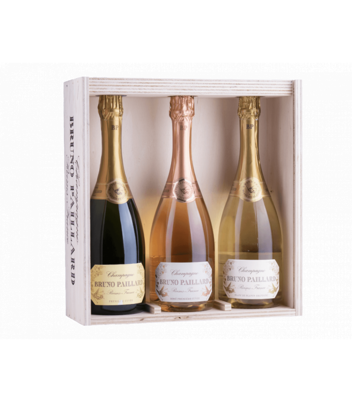 Бруно Пайар Премиер Кюве, Розе & Блан де Блан в дървена кутия