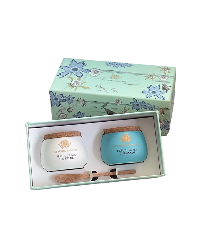 Les Terres Blanches Set of 2 gourmet salts 100 g