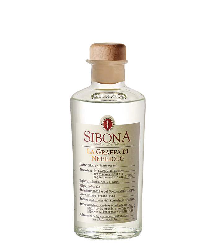 Grappa di Nebbiolo Sibona