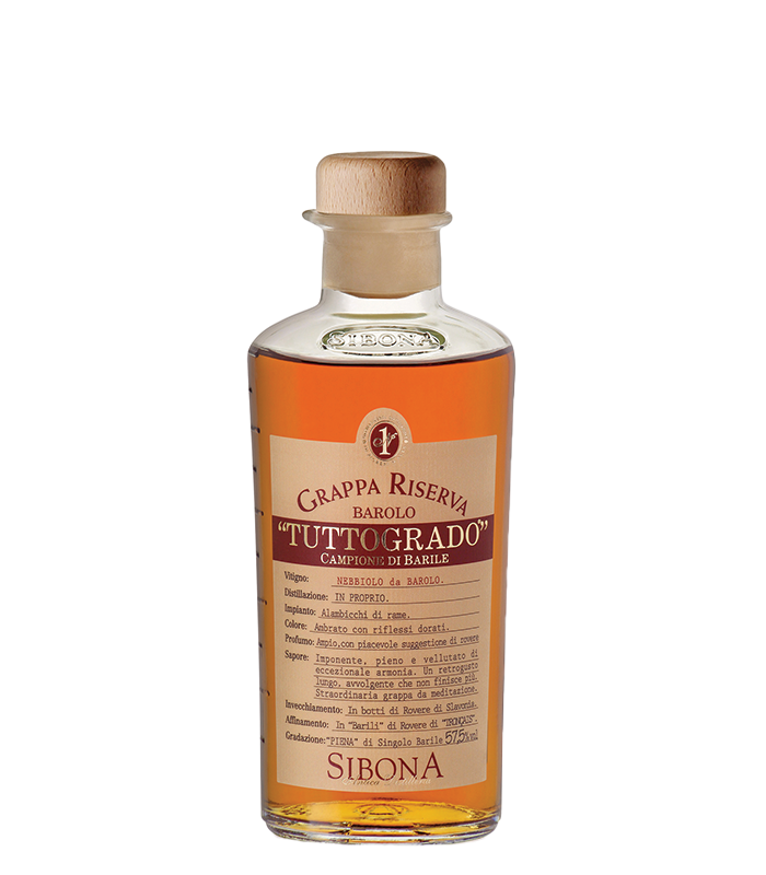 Grappa di Barolo Tuttugrado Sibona