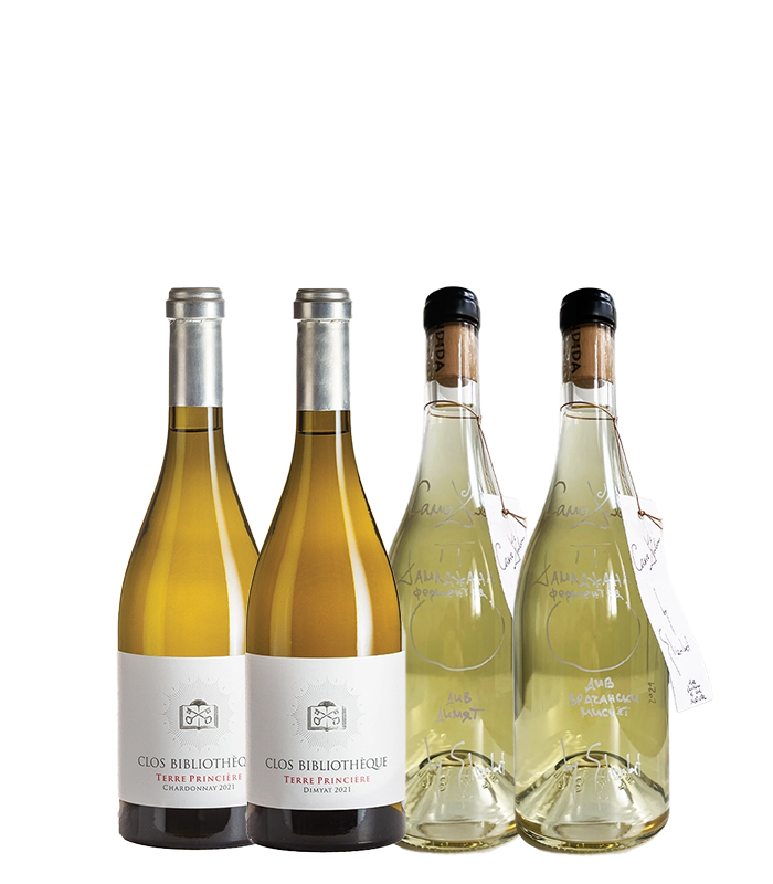 High class Bulgarian white wines