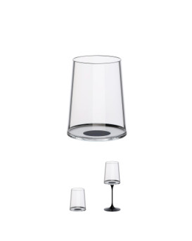 Чаша за бяло вино Trebonn Split Glass tumbler Черна 2 бр.