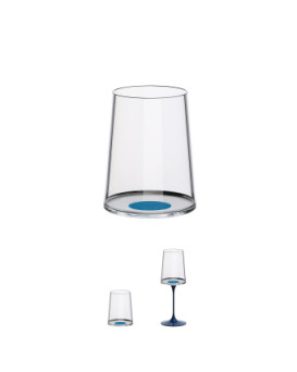 Чаша за бяло вино Trebonn Split Glass tumbler Синя 2 бр.