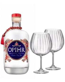 Opihr Oriental Spiced Gin 42.5% + 2 Bohemia GIN Glasses