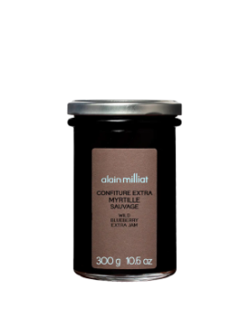 Blueberry extra jam 300g. Alain Milliat