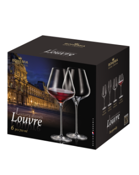 Bohemia Crystal 710 ml Louvre Burgundy