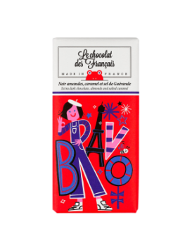 Bravo Extra dark chocolate almonds & salted caramel