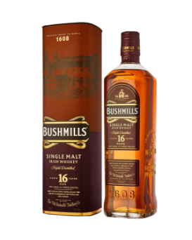 Bushmills 16 Year Old Single Malt Irish Whiskey 70cl