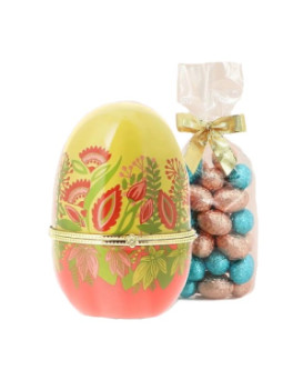 Big Comtesse du Barry porcelain Easter eggs Comtesse du Barry