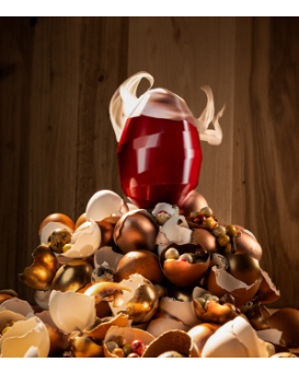 La Feve Red Fabergé with dragees