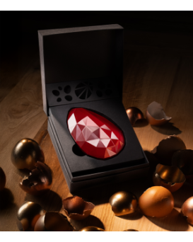 La Feve Red Fabergé with dragees