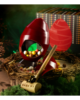 La Feve Red Fabergé with dragees