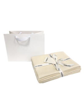 La reina Tablecloth 120 x 200, Champagne