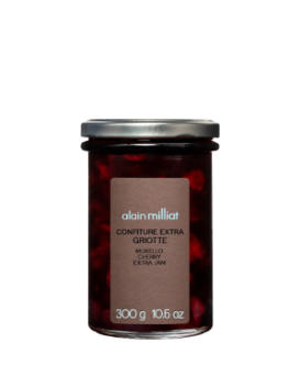 Morello Cherry extra jam 300 g. Alain Milliat