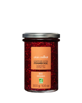 Raspberry extra jam 300g. Alain Milliat
