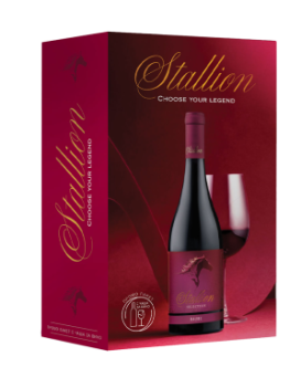 Stallion Malbec Angels Estate + glass