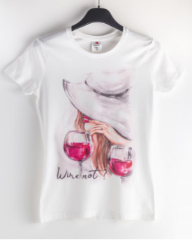 T-shirt Lady with Hat